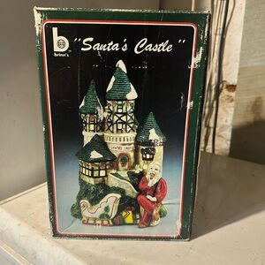 Brinn's Santa's Castle Figurine